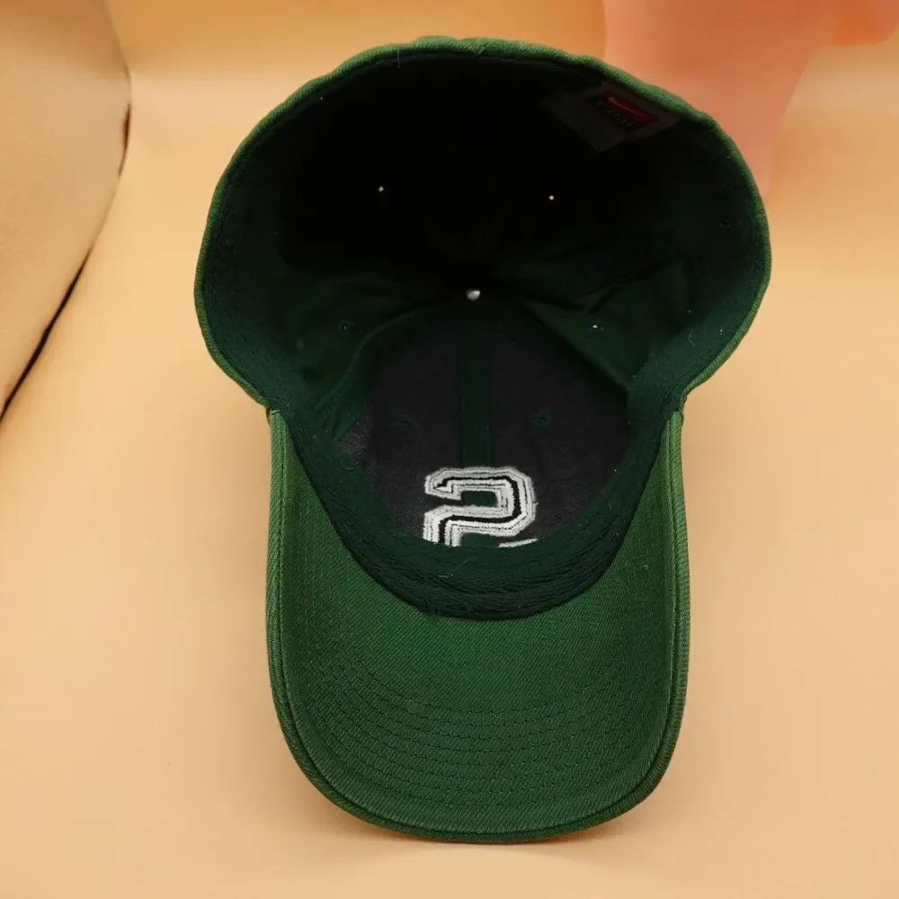 Michigan State Spartans Hat Cap Nike Strap Back Mens Green White NCAA Basketball